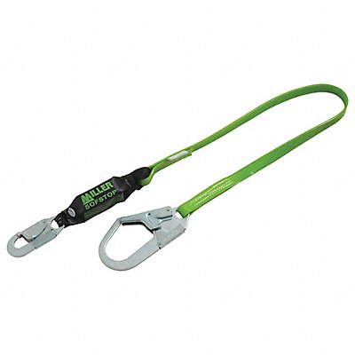 Shock-Absorbing Lanyard Green