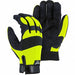 Glove Hi Vis Back Black/Yellow 2XL PR