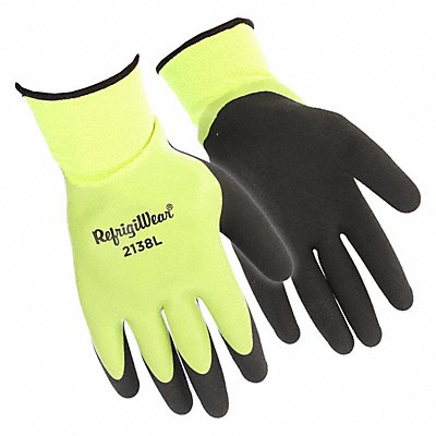 Waterproof Double Dip Glove HiVis 1 PR