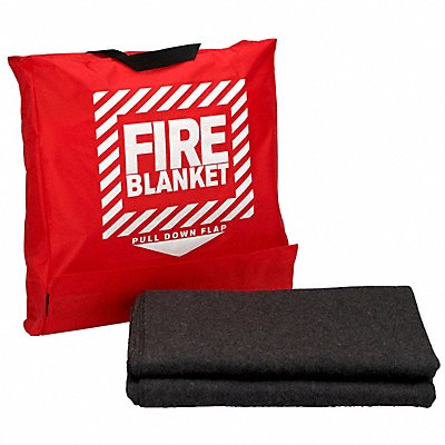 Fire Blanket 5.2 ft W 6.7 ft L Gray