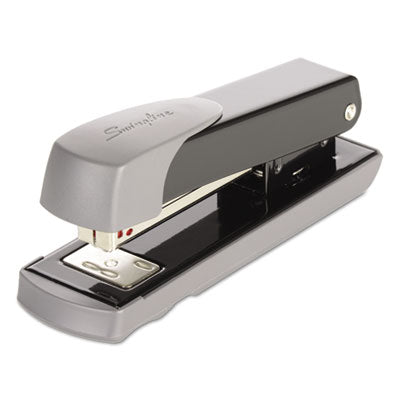 STAPLER,DSK,HALF STRIP,BK