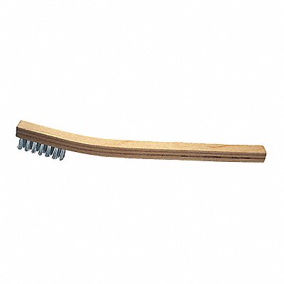 ToothBrush SS Wire Wood Handle 3 x7 