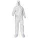 COVERALL,A35,HD/BT,S,WH