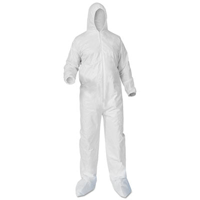 COVERALL,A35,HD/BT,L,WH