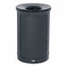 Trash Can Round Black 33 gal