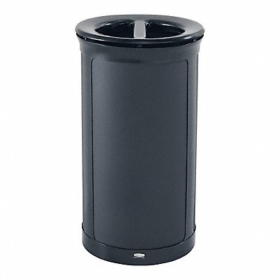 Recycling Bin Round Black 33 gal