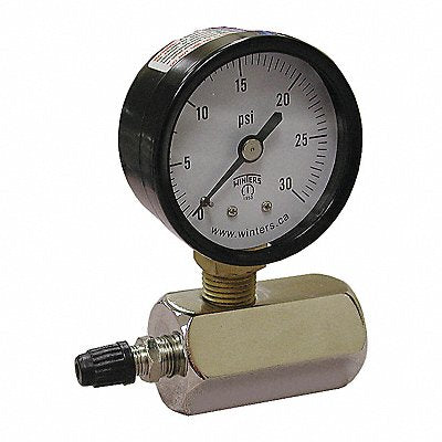 Gas Test Gauge 15 lb Assembly