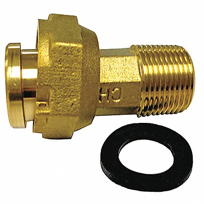 Water Meter Coupling w/Gasket 3/4 