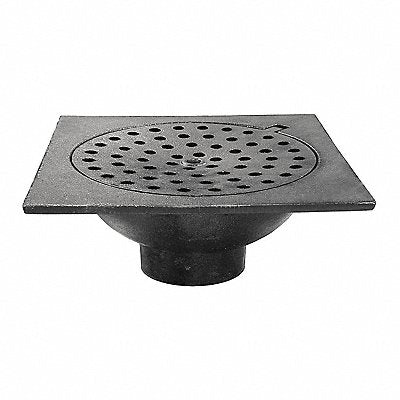 Bell Trap w/Bell No Hub Outlet 9x9x3 