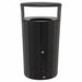 Trash Can Round Black 33 gal