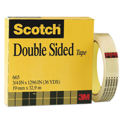 TAPE,DBL COAT,3/4"X36YD