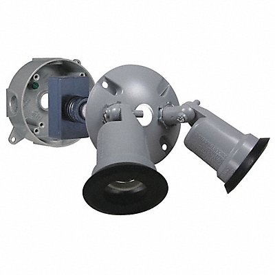 Lampholder INC Surface Mnt Gray 2 Heads