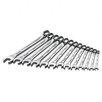 Combo Wrench St Steel Chrome Stnrd Ofst