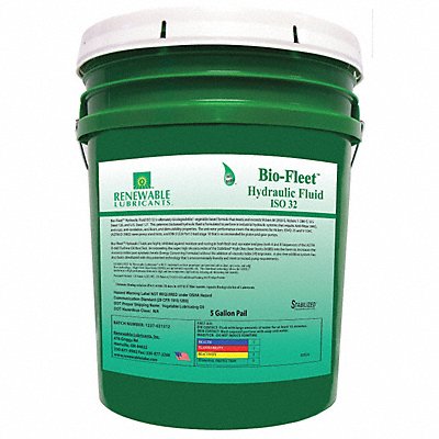 Biodegradable Hydraulic Oil 5 Gal ISO 32