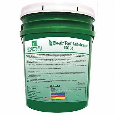 Air Tool Lubricant Synthetic Base 5 gal.