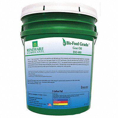 Food Grade Gear Oil 5 Gal