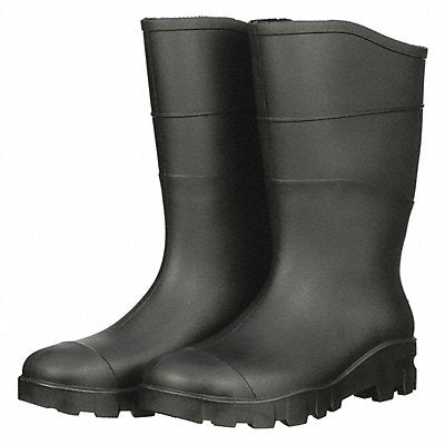 Rubber Boot Men s 10 Mid-Calf Black PR