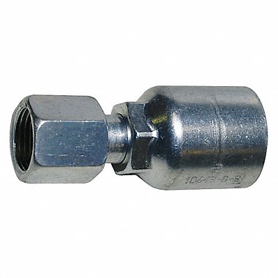 Crimp Fitting 3/8 I.D. 7/16 F JIC