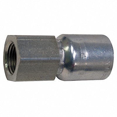 Crimp Fitting 1/4 I.D. 1/4 F NPTF