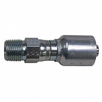 Crimp Fitting 3/8 I.D. 1/2 M NPTF