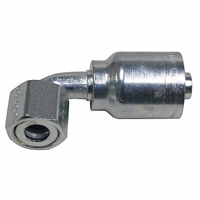 Crimp Fitting 90 Deg 1/4 I.D. F ORS