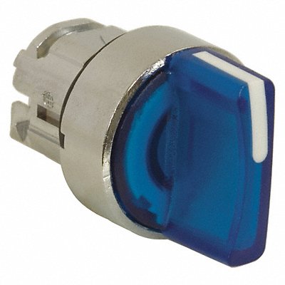 Illum Selector Switch 3 Pos 22mm Blue