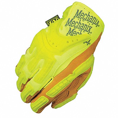 Mechanics Gloves Hi-Vis Yellow 12 PR