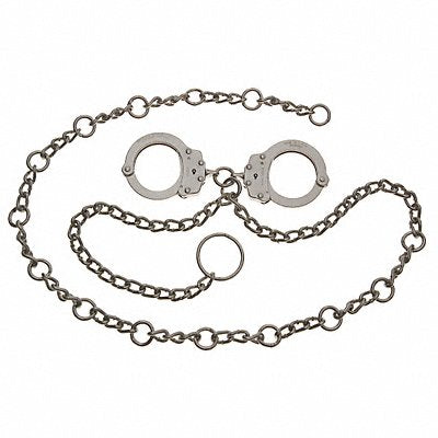 Waist Chain Handcuffs Front Steel 29 oz