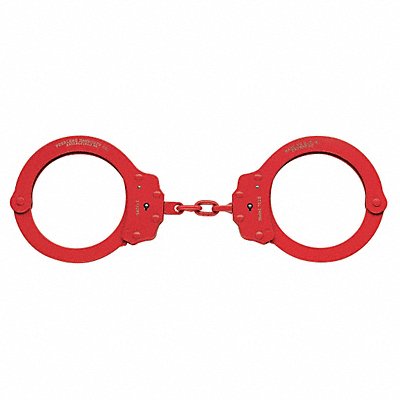 Handcuffs Oversize Red Steel 14oz 2 Key