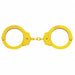 Handcuffs Oversize Ylw Steel 14 oz 2 Key