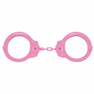 Handcuffs Oversize Pink Steel 14oz 2 Key