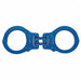 Handcuffs Hinged Blue Steel 12 oz 2 Keys