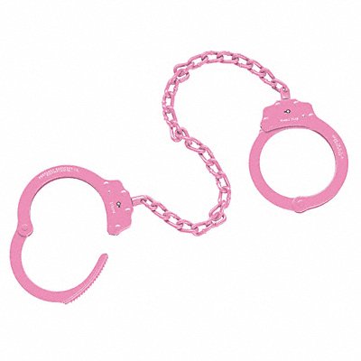 Leg Irons Stnd Pink Steel 15 oz 2 Keys