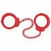 Leg Irons Oversize Red Steel 17oz 2 Keys