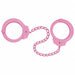 Leg Irons Oversize Pink Steel 17oz 2 Key