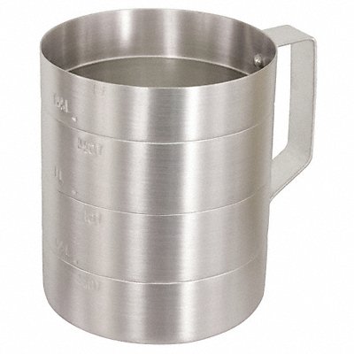 Measuring Cup Gray Aluminum