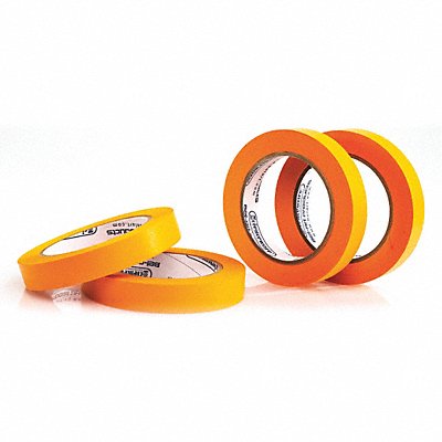 Masking Tape 3/4 W 40 yd L Orange PK4