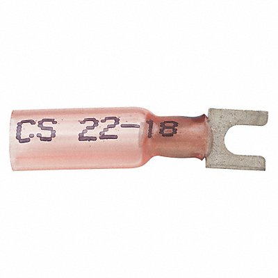 Fork Terminal Tin Copper Red PK10