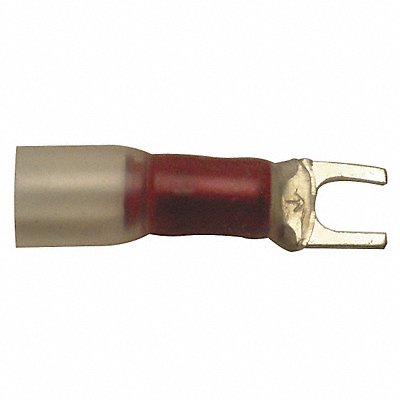 Fork Terminal Tin Copper Red PK10