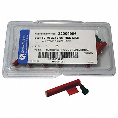 Chart Recorder Pen Red PK6