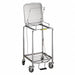Laundry Hamper Cart 1 Comp Gry 3.5 cu ft