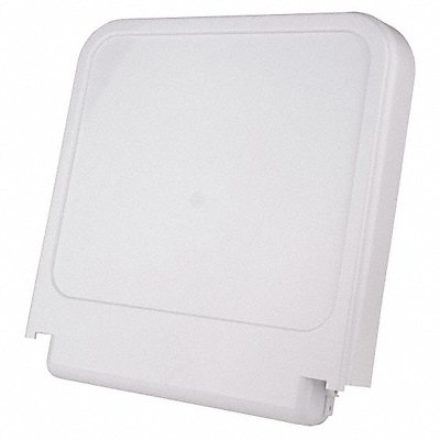 Hamper Lid White Hinged 18-1/2 in L