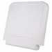 Hamper Lid White Hinged 18-1/2 in L