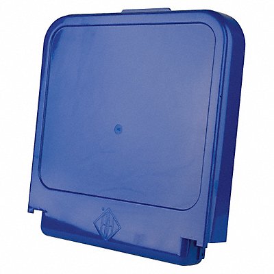 Hamper Lid Blue Hinged 18-1/2 in L