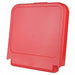 Hamper Lid Red Hinged 18-1/2 in L