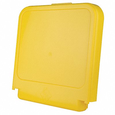 Hamper Lid Yellow Hinged 18-1/2 in L