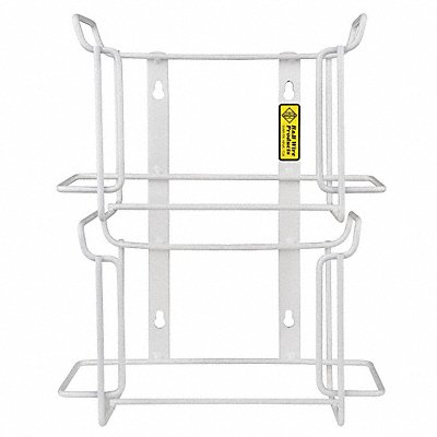 Vertical Glove Disp Stl 2 Boxes White
