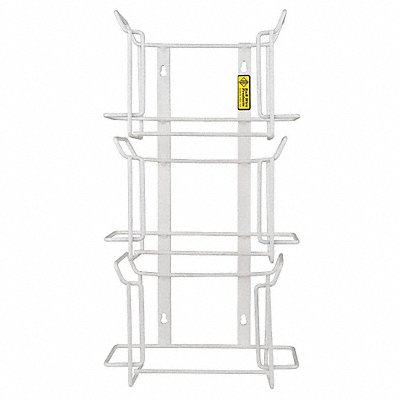 Vertical Glove Disp Stl 3 Boxes White