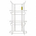 Vertical Glove Disp Stl 3 Boxes White