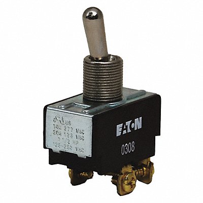 Toggle Switch SPST 10A @ 277V Screw